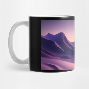 Beautiful scenery of landscapes from Sand dune with the sun Mug